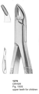  CRYER Fig. 150S upper teeth for children 